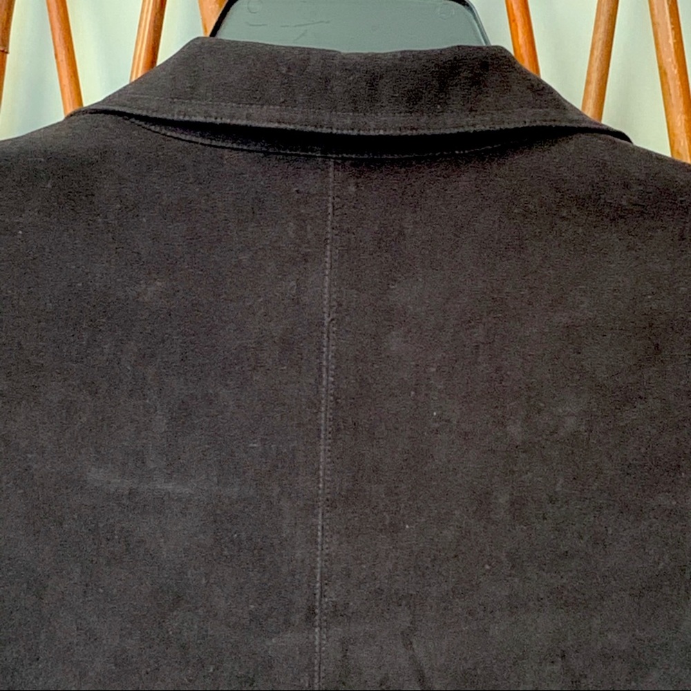 “Black Suede-Clothe Jacket” - Picture 5 of 7